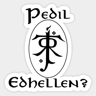 Do you speak Elvish? Sticker